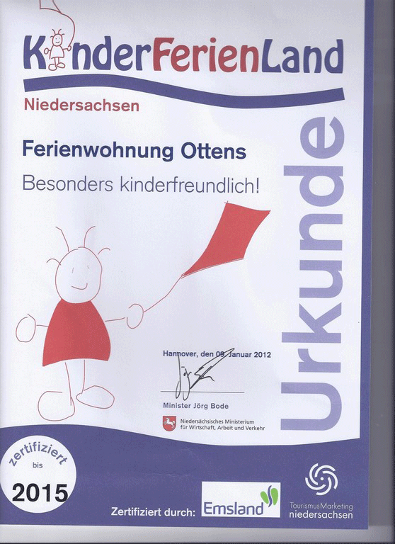 Auszeichnung Kinderfreundlich